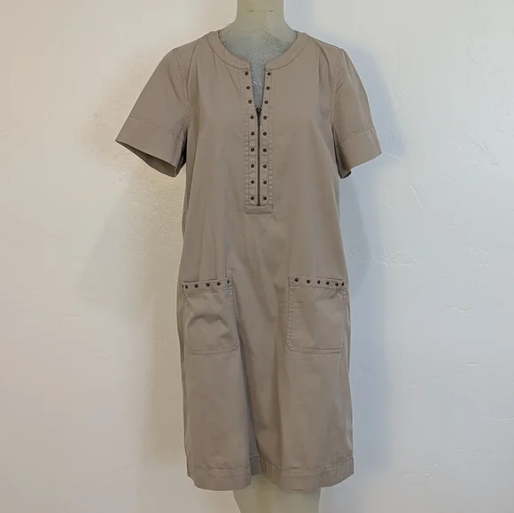 Gerard Deral Stylish Tan Dress - Picture 5 of 7